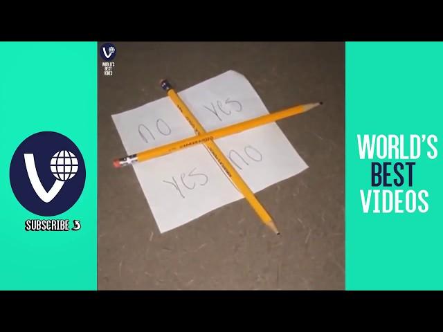 ⮞NEW Charlie Charlie Pencil Game Vine Compilation