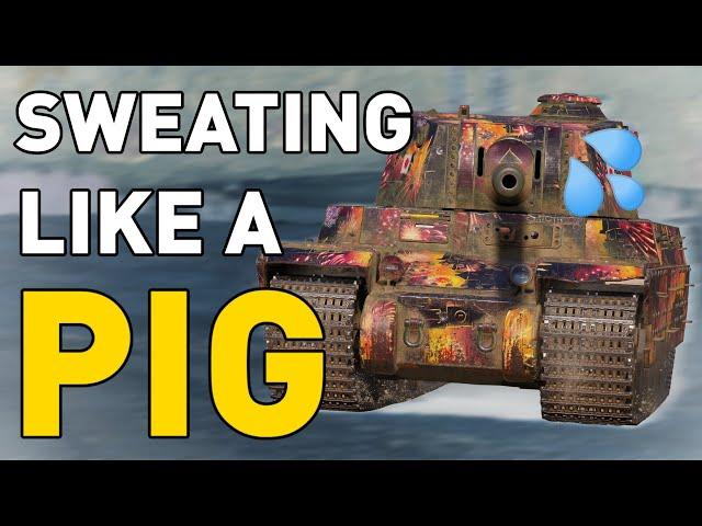 SWEATING LIKE A PIG!!! World of Tanks