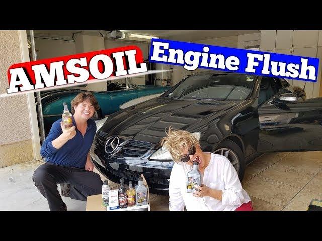 2006 Mercedes SLK280 AMSOIL Engine flush Oil Change