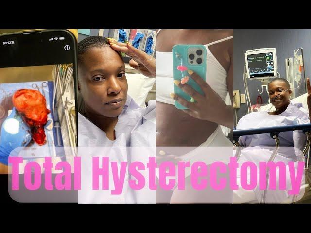Total Hysterectomy | Surgery Day + Recovery | Post Op Day 1-4 | Laparoscopic Robotic Hysterectomy