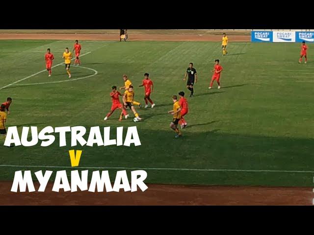 FULL HIGHLIGHTS | AUSTRALIA 2 vs 3 MYANMAR - AFF U-16 Boys Championship 2022 GROUP C SSA