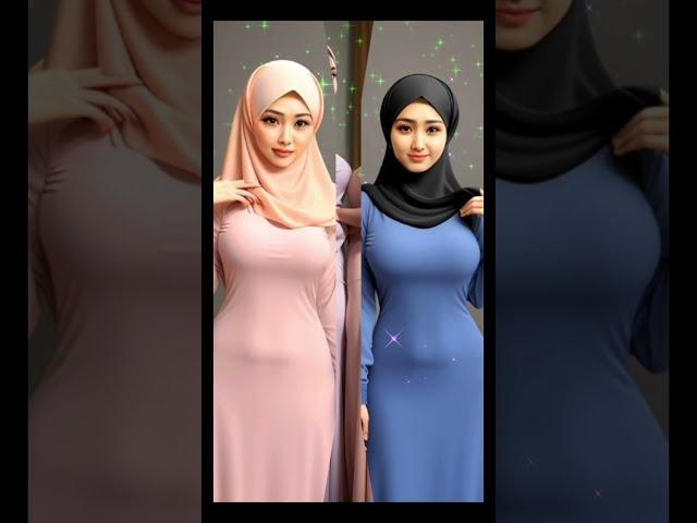 4k ai ( sweet arbiyan hijab girls ) ai lookbook imaxis new fashion look's