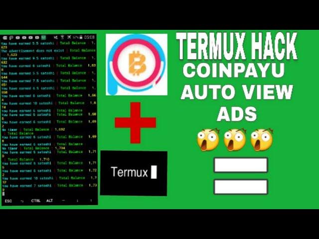 TERMUX COINPAYU | HACK SCRIP UPDATE | AUTO VIEW ADS |