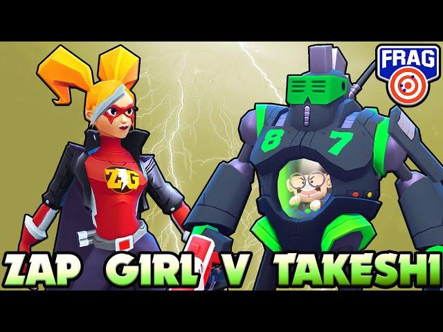 MAXED Zap Girl V MAXED Takeshi , Who Wins? #FRAG Pro Shooter