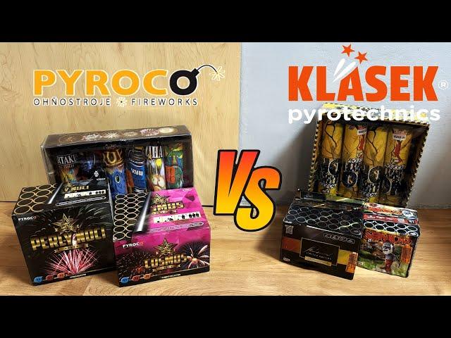 Efektová pyrotechnika - Klásek vs Pyroco - CO JE LEPŠÍ?