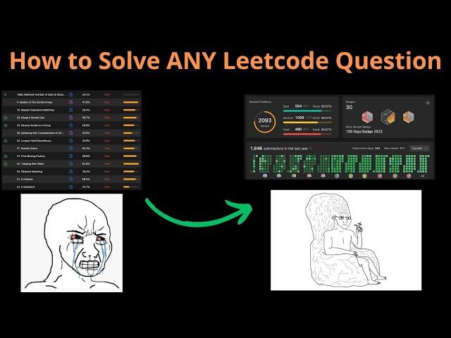 How to solve any Leetcode question [THEY DON'T WANT YOU TO KNOW THIS] (satire)