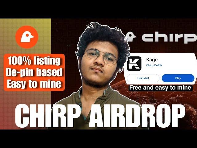 How to mine CHIRP AIRDROP on phone? Simple and high profit airdrop IN ENGLISH