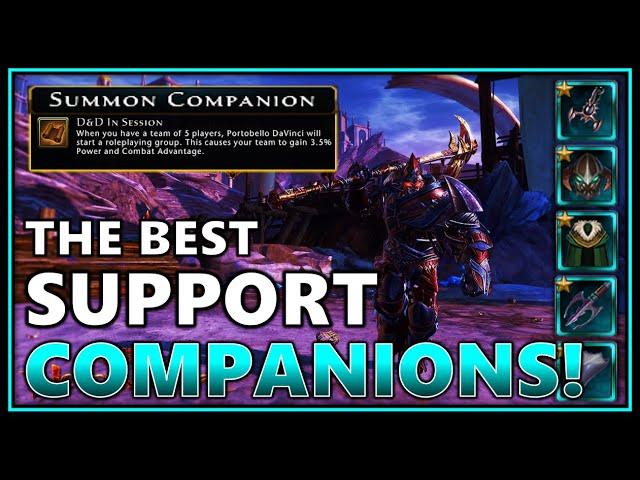 BEST Companions to Use in Party! (team support) Dread Warrior Fix & NEW DaVinci - Neverwinter M25