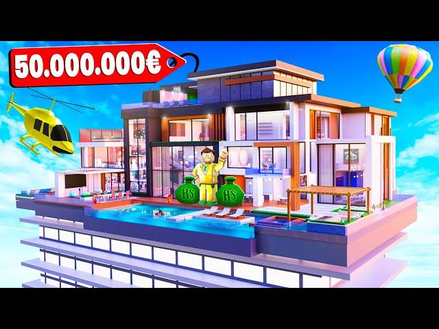 Meine Villa für 50.000.000€ in Roblox! (Mega Mansion Tycoon)
