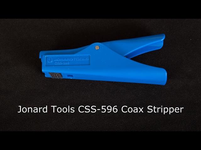 Jonard Tools CSS-596 - Coax Stub End Strip Tool RG59/6