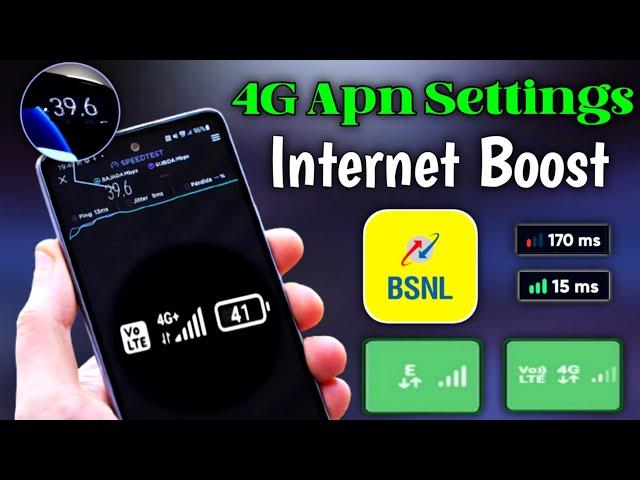 apn for bsnl 4g settings fast internet 2024