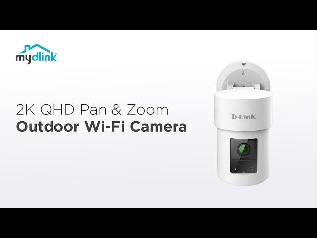 DCS-8635LH - 2K QHD Pan & Zoom Outdoor Wi-Fi Camera