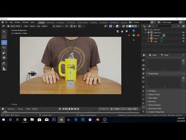 How to do Simple VFX in Blender 2.8