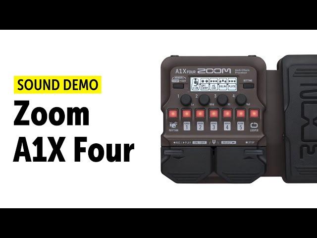 Zoom A1X Four - Sound Demo (no talking)