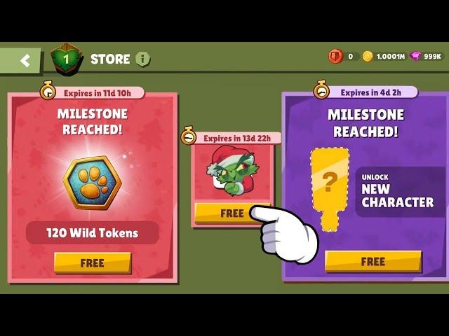 Claim Free Wild Tokens | 2nd Milestone Reward | Zooba