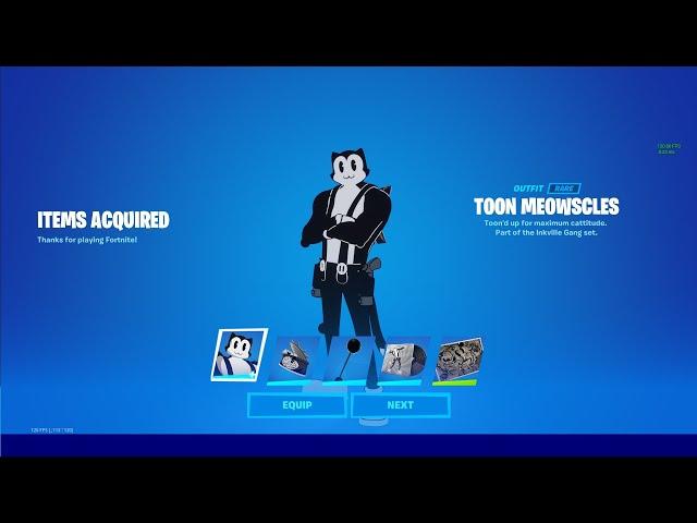 How To Get Toon Meowscles Bundle, Squash & Stretch Emote In Fortnite (Ten-Ton Toon-Bells & Drop in)