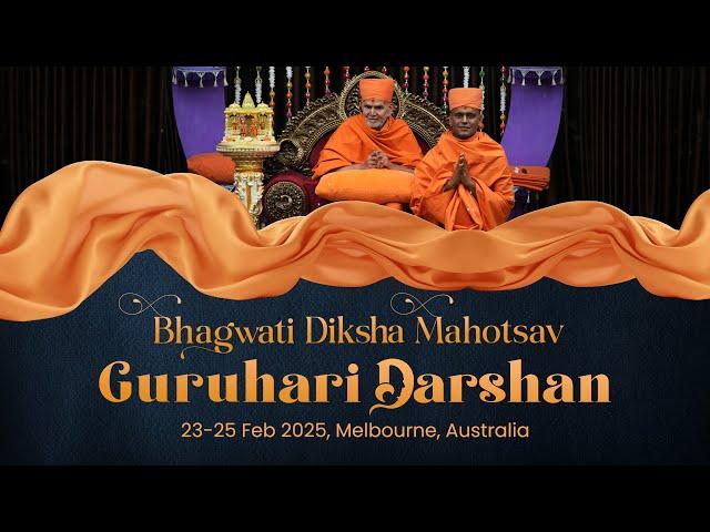 Guruhari Darshan, 23-25 Feb 2025, Melbourne, Australia