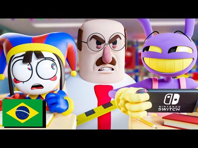 POMNI e JAX na ESCOLA?! – O Incrível Circo Digital Animação