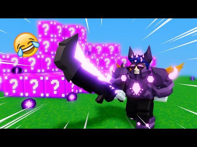 Roblox Bedwars, but my Inventory is PURPLE