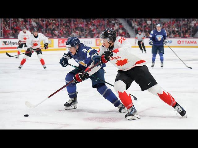 Highlights from Canada vs. Finland in the 2025 IIHF World Junior Championship