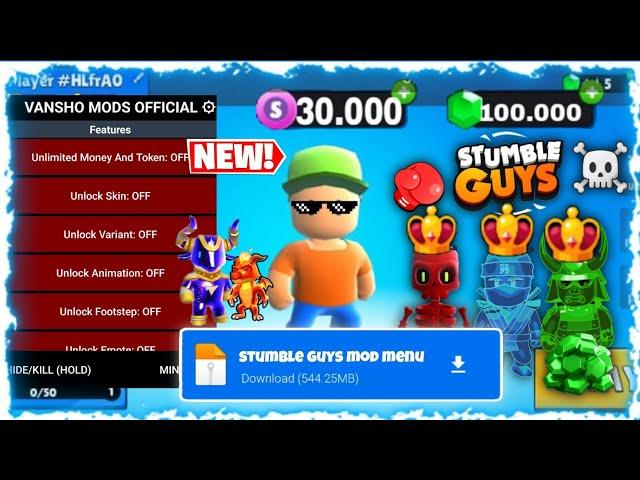 Stumble Guys Mod Menu v0.74 | Colour Skins Level Gems | V0.73 Mod Apk Mediafire no password