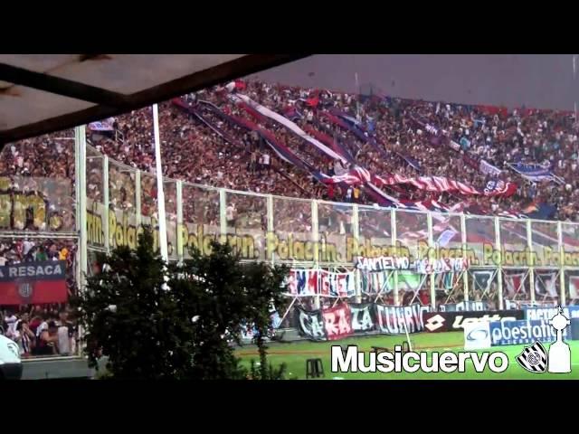 San Lorenzo 4-0 Estudiantes Fiesta bajo la lluvia. Queremos la copa, la hinchada esta loca ciclón..