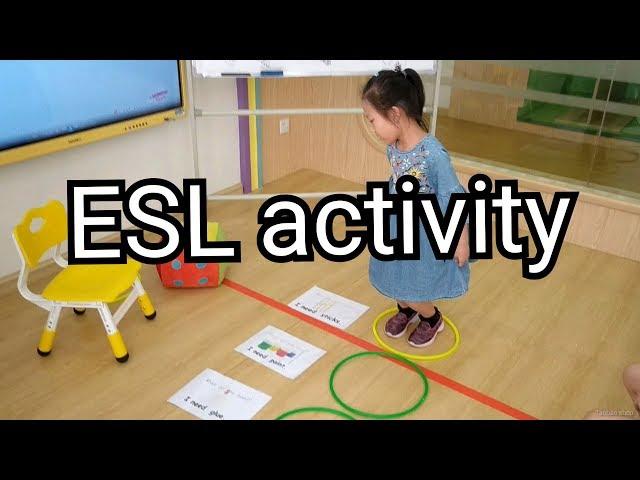 ESL activity. What do you need?