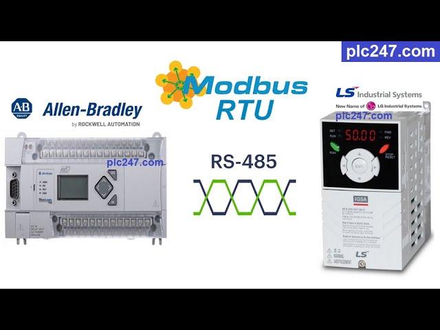 MicroLogix 1400 "Modbus RTU" LS iG5A Tutorial