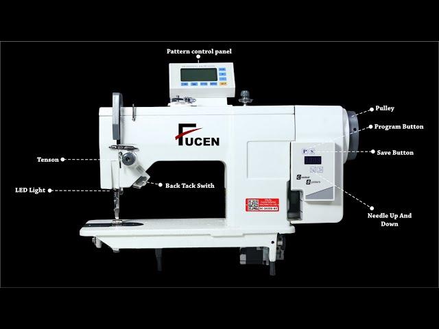 FC-20UZD-BY : Multi functional zigzag machine with 248 pre-programmed design