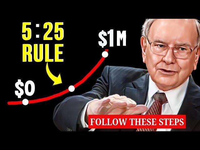 WARREN BUFFET: If you are starting from $0 do this to GET TO YOUR FIRST $1 MILLION (Step-by-Step)