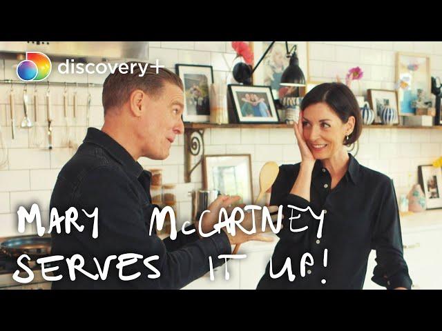 Pizza Party with Musician Bryan Adams! | Mary McCartney Serves It Up | discovery+