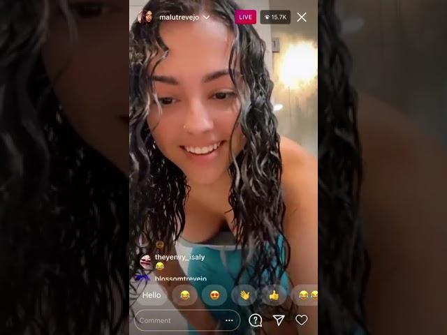 Malu Trevejo Ig Live 2021 nip NEW (MUST SEE)