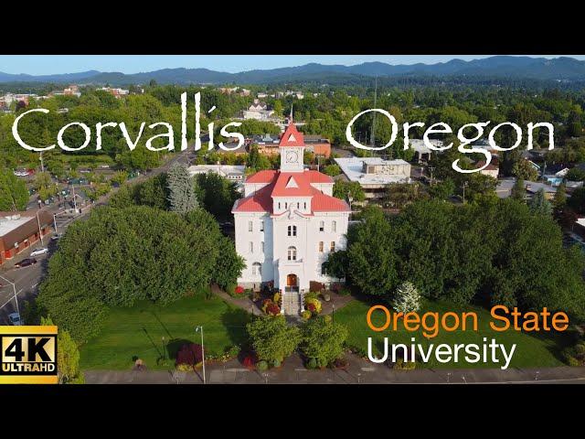 Corvallis, Oregon | Oregon State University | 4K Scenic drone video