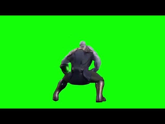 Thanos Twerking green screen dancing