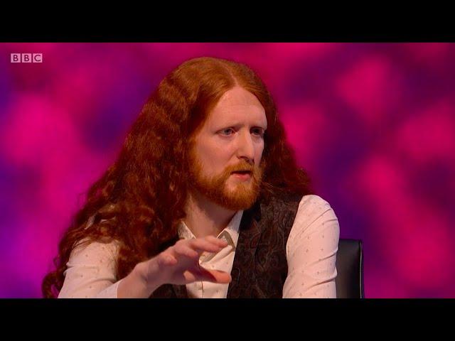 Mock the Week S20 E1 (13 May 21). Maisie Adam, Angela Barnes, Rhys James, Eshaan Akbar, Alasdair...