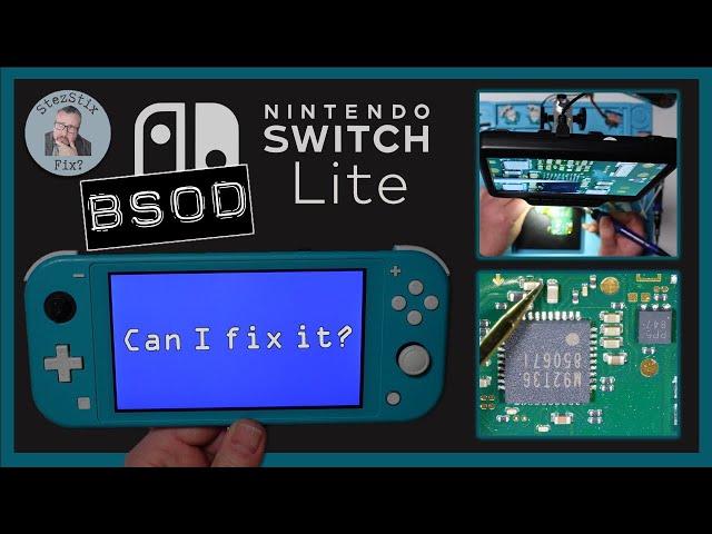 Switch Lite with BLUE SCREEN OF DEATH | Can I FIX It?