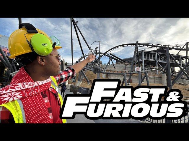 Universal Studios Hollywood Updates - Fast & Furious Hollywood Drift Construction