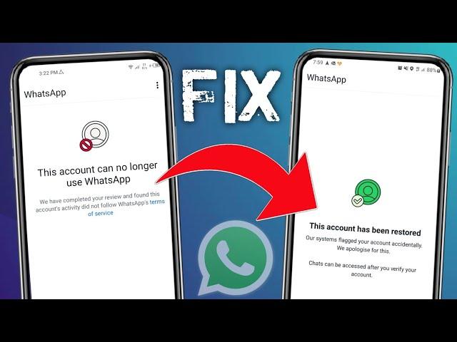 This account can no longer use whatsapp Problem 2025 | Whatsapp Unban New Solution 2025