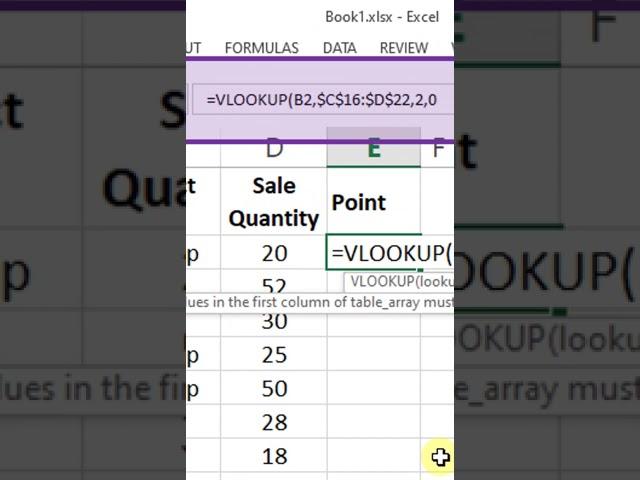 Use VLOOKUP in Excel, Excel VLOOKUP