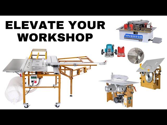 Portable Woodworking Marvel: Sliding Table & Multifunctional Machinery