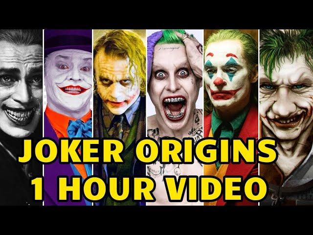 Joker Origins - Mega 1 Hour Joker Video Will Take You On A Historic Ride From 1928 To Now!