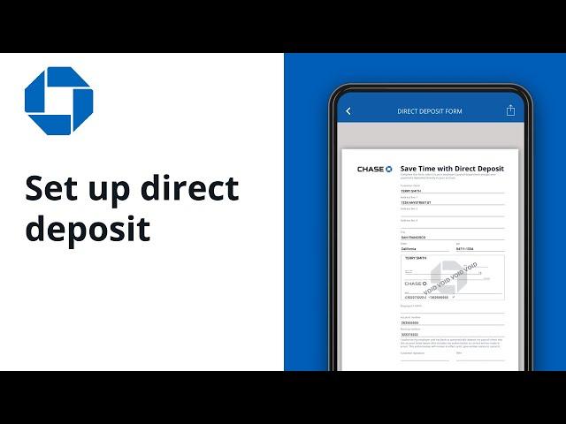 How to Find Your Direct Deposit Information | Chase Mobile® app