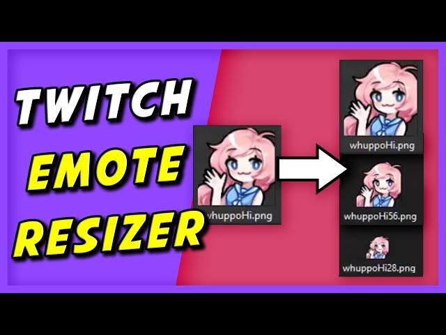 FREE Twitch Emote RESIZER - Great Tool for Emote Artists