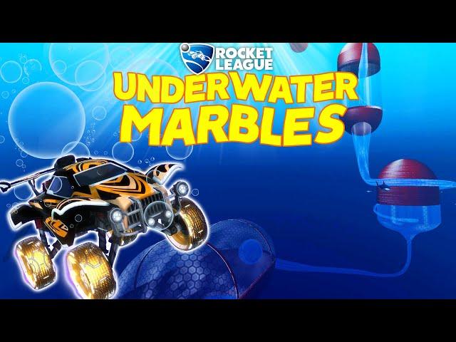 THIS MARBLES RACE IN ROCKET LEAGUE IS INSANE!