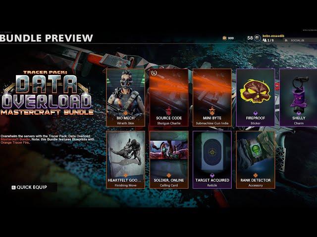 New ANIME MASTERCRAFT Tracer Pack: DATA OVERLOAD MASTERCRAFT Bundle Warzone Cold War Yr 2 szn 4