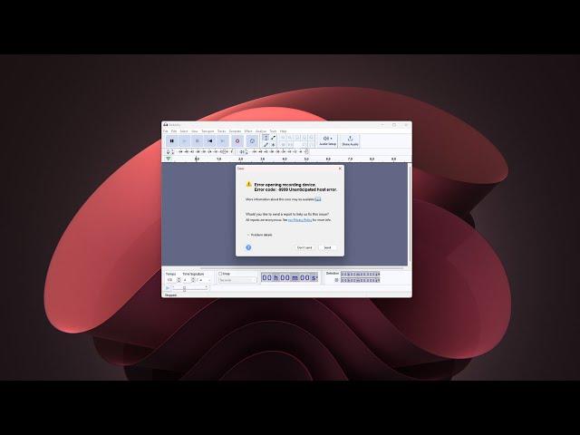 How to Fix Audacity Not Working on Windows 11 [Audacity Error - 9999]