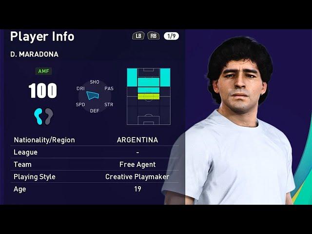 PES 2021 - How to Recruit Diego Maradona in Master League (or any other Legends)