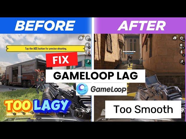 Fix Gameloop Lag - gameloop permanent lag fix | this tool make your fps 10x boost