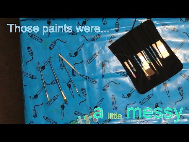Using paints specific to plastics - 7 Parts of a Painting