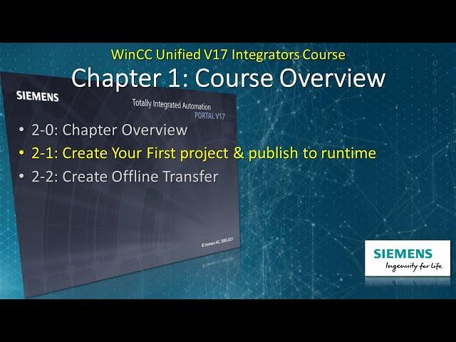 WinCC Unified V17 # 2 : Create and publish your First Project!  Learn SCADA Programming #WinCCGURU